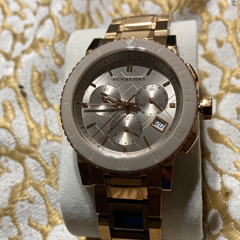Burberry sapphire watch